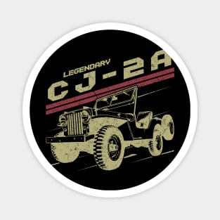 CJ-2A Jeep car trailcat Magnet